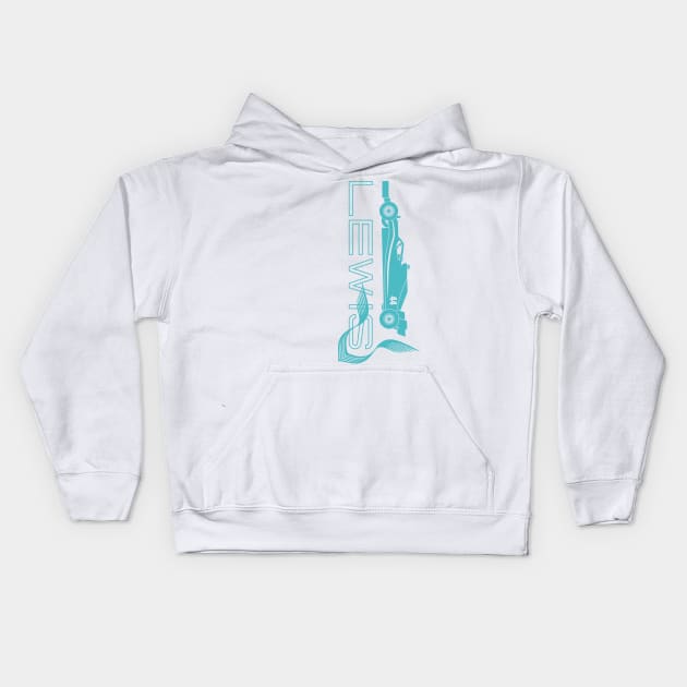 LEWIS HAMILTON Kids Hoodie by HSDESIGNS